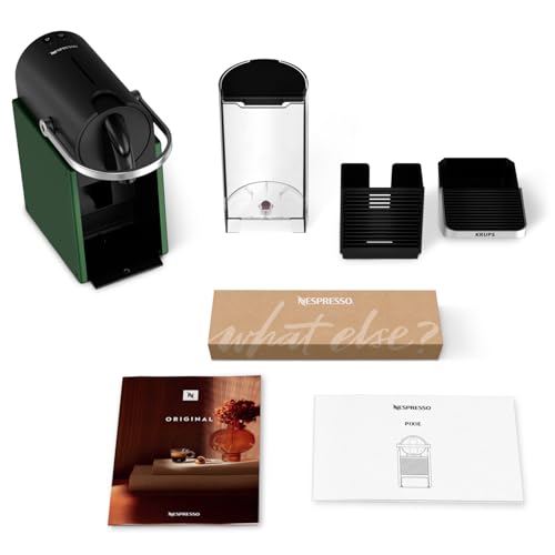 Cafetière à Capsules Vert Foncé – Finition Métal