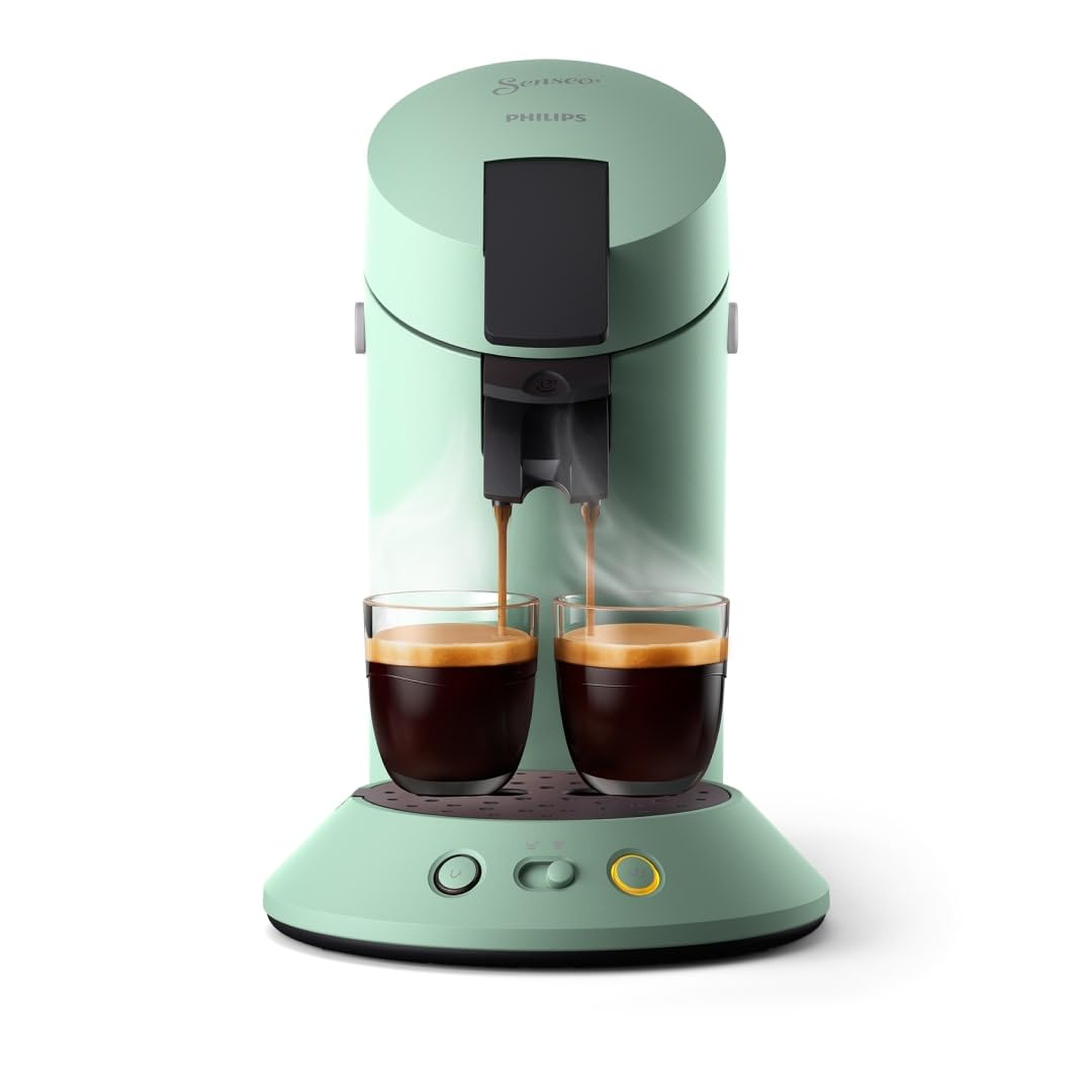 Cafetière à Dosettes Vert Désert – Design Éco
