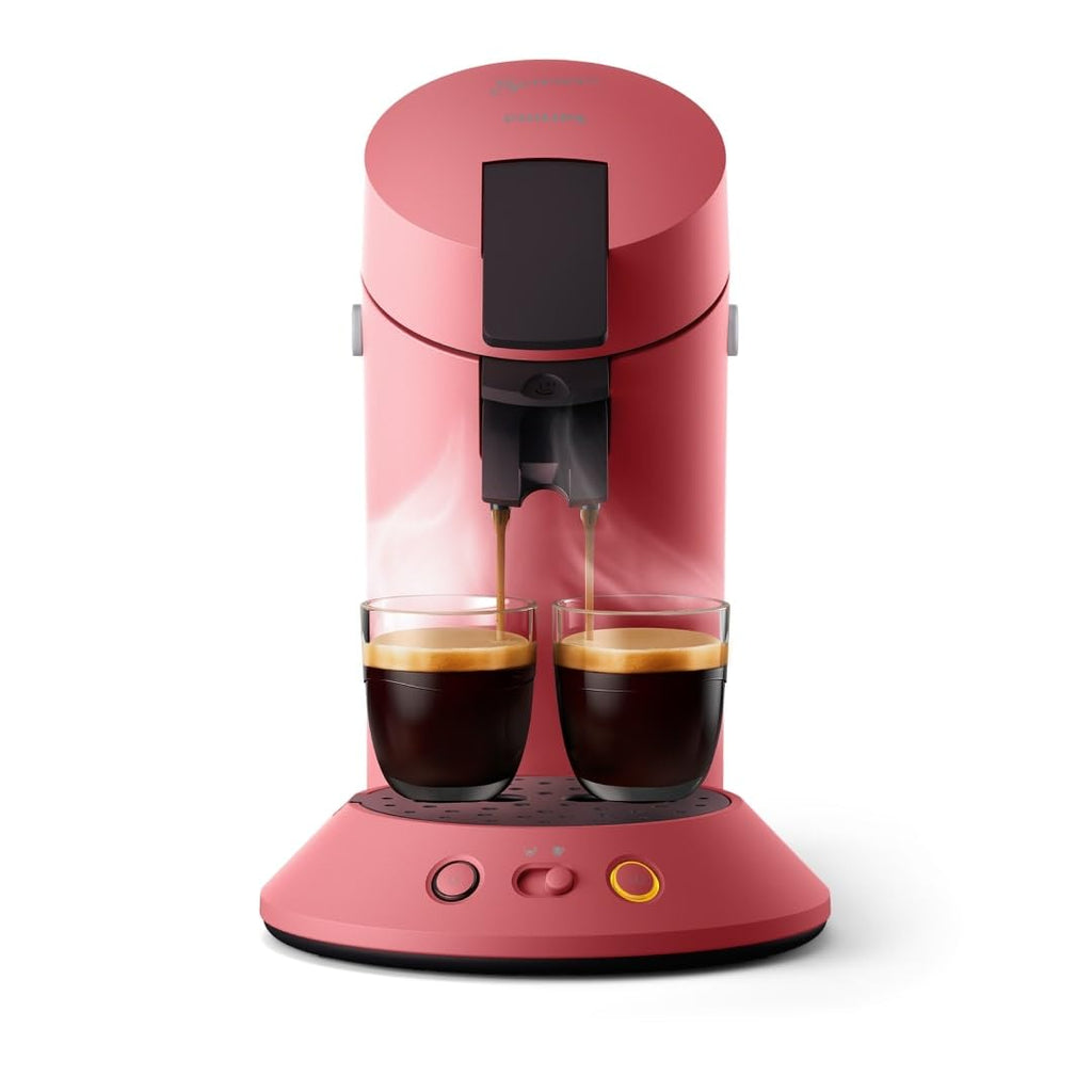 Cafetière à Dosettes Rouge Tendre – Éco-Responsable