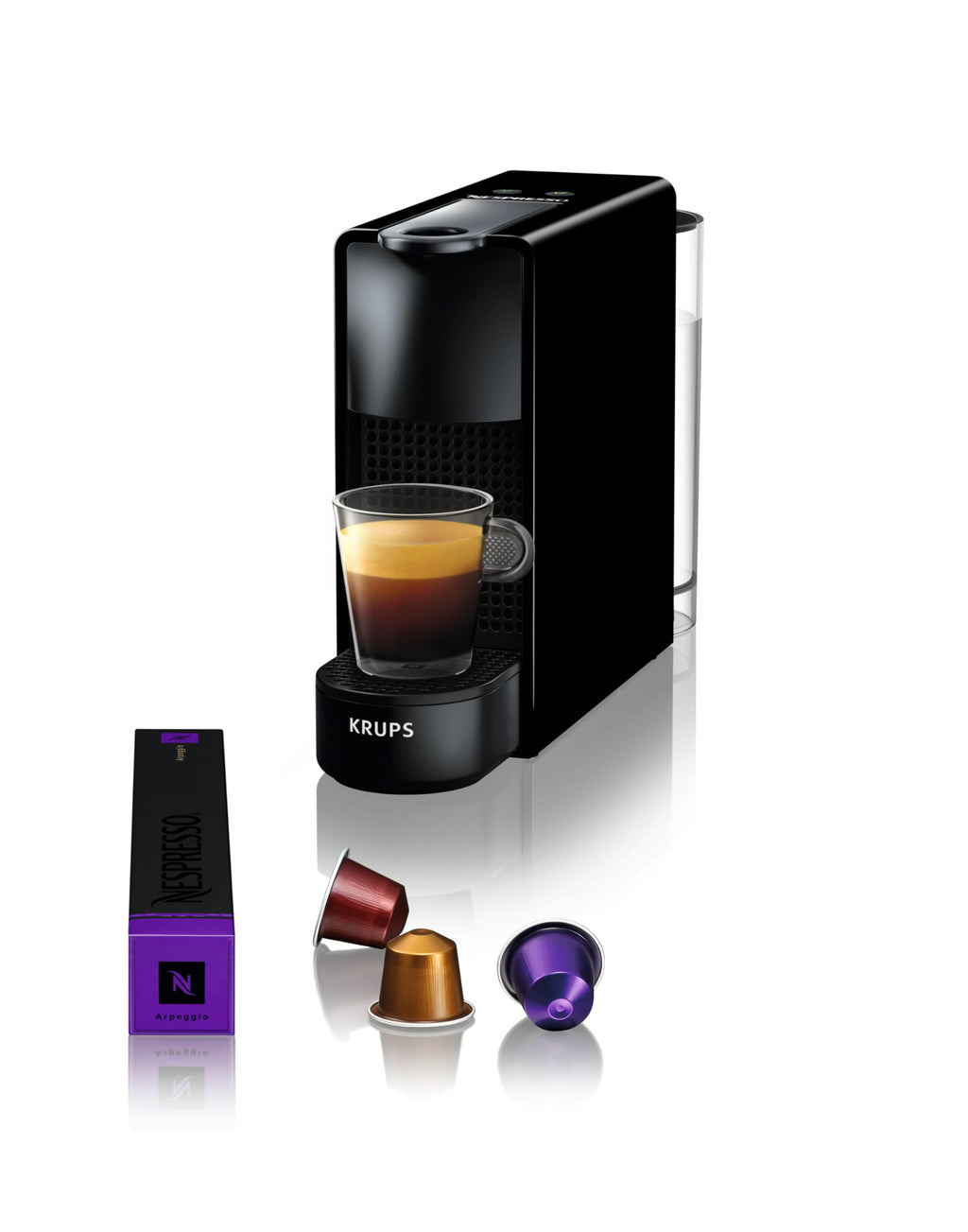 Cafetière à Capsules Noire – Design Minimaliste