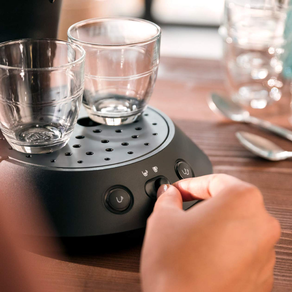 Cafetière à Dosettes Noire Intense – Mousse Onctueuse