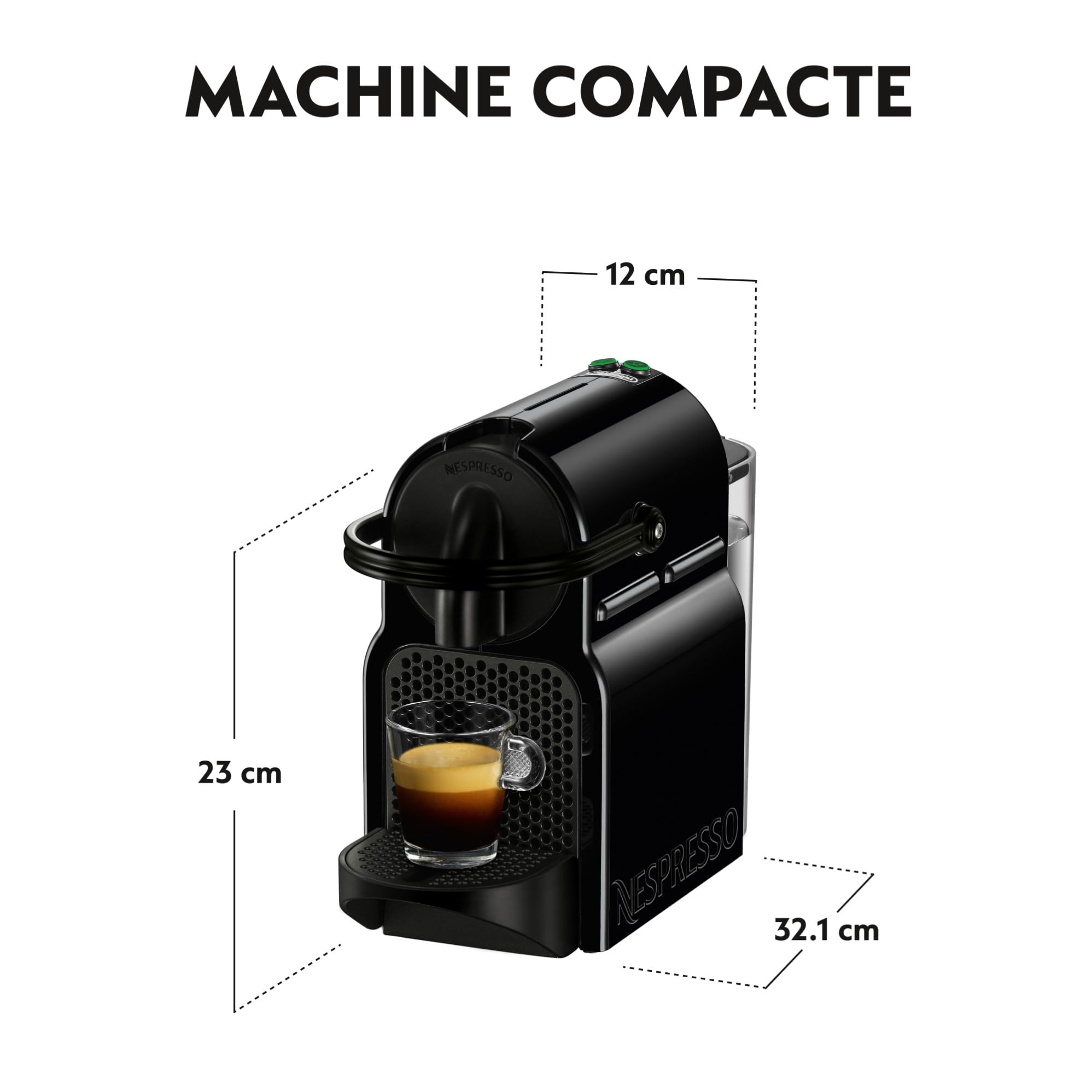 Cafetière Automatique Noire – Compacte et Économique