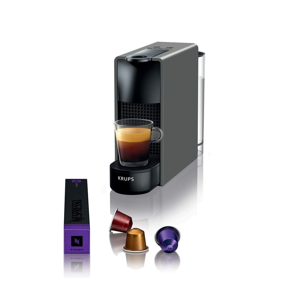 Cafetière à Capsules Grise Intense – Design Épuré