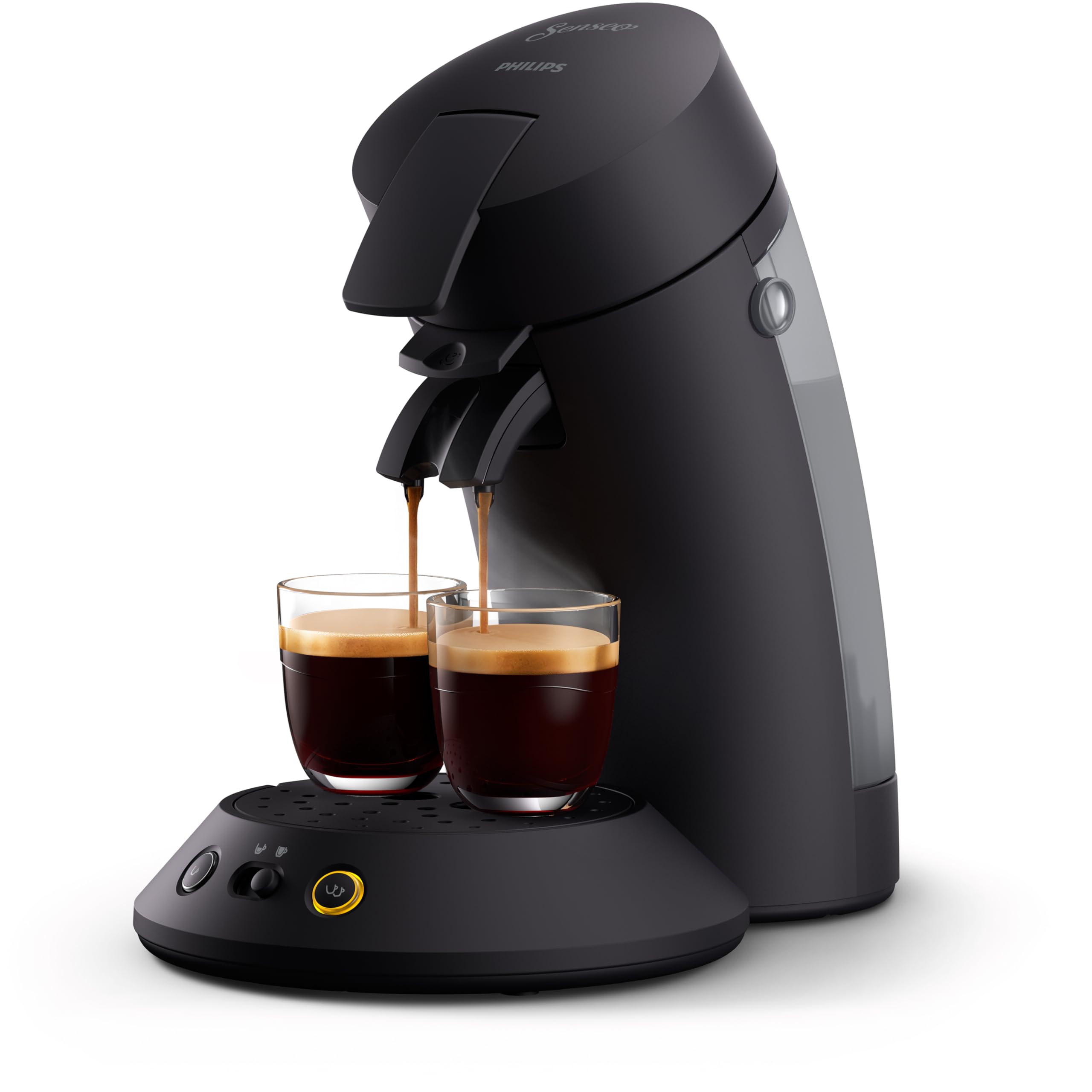Cafetière à Dosettes Noire Intense – Mousse Onctueuse