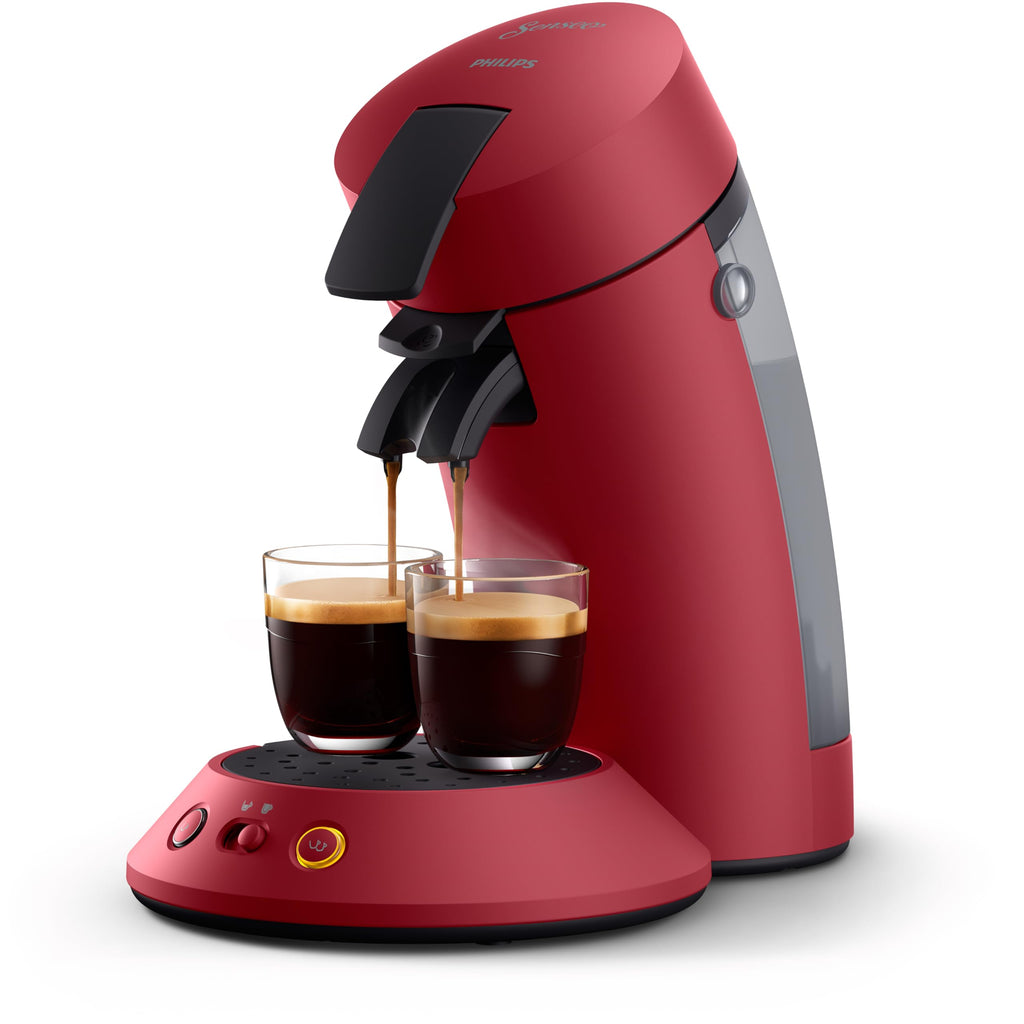 Cafetière à Dosettes Rouge – Intensité Réglable