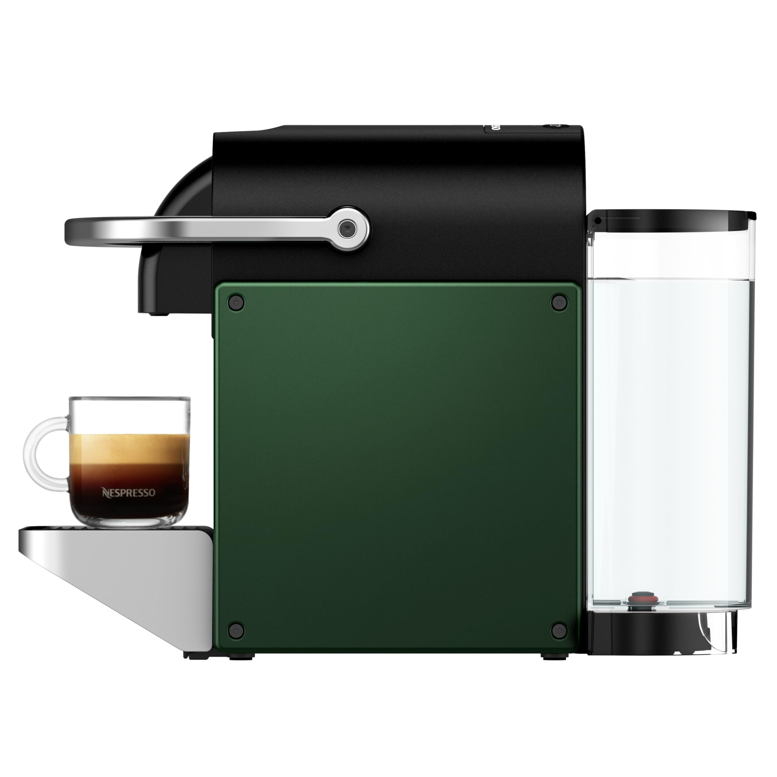 Cafetière à Capsules Vert Foncé – Finition Métal