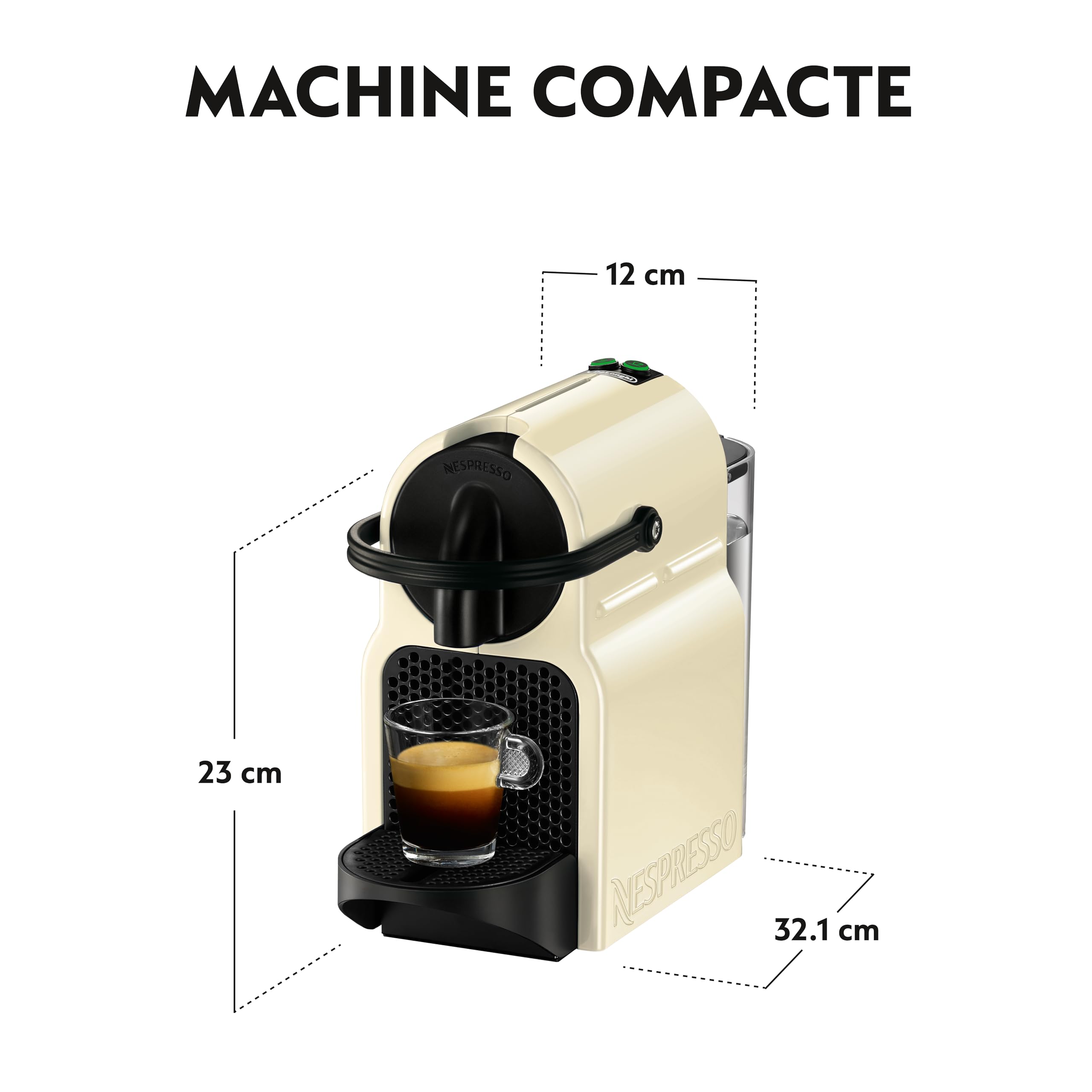 Cafetière Automatique à Capsules – Édition Crème Vanille
